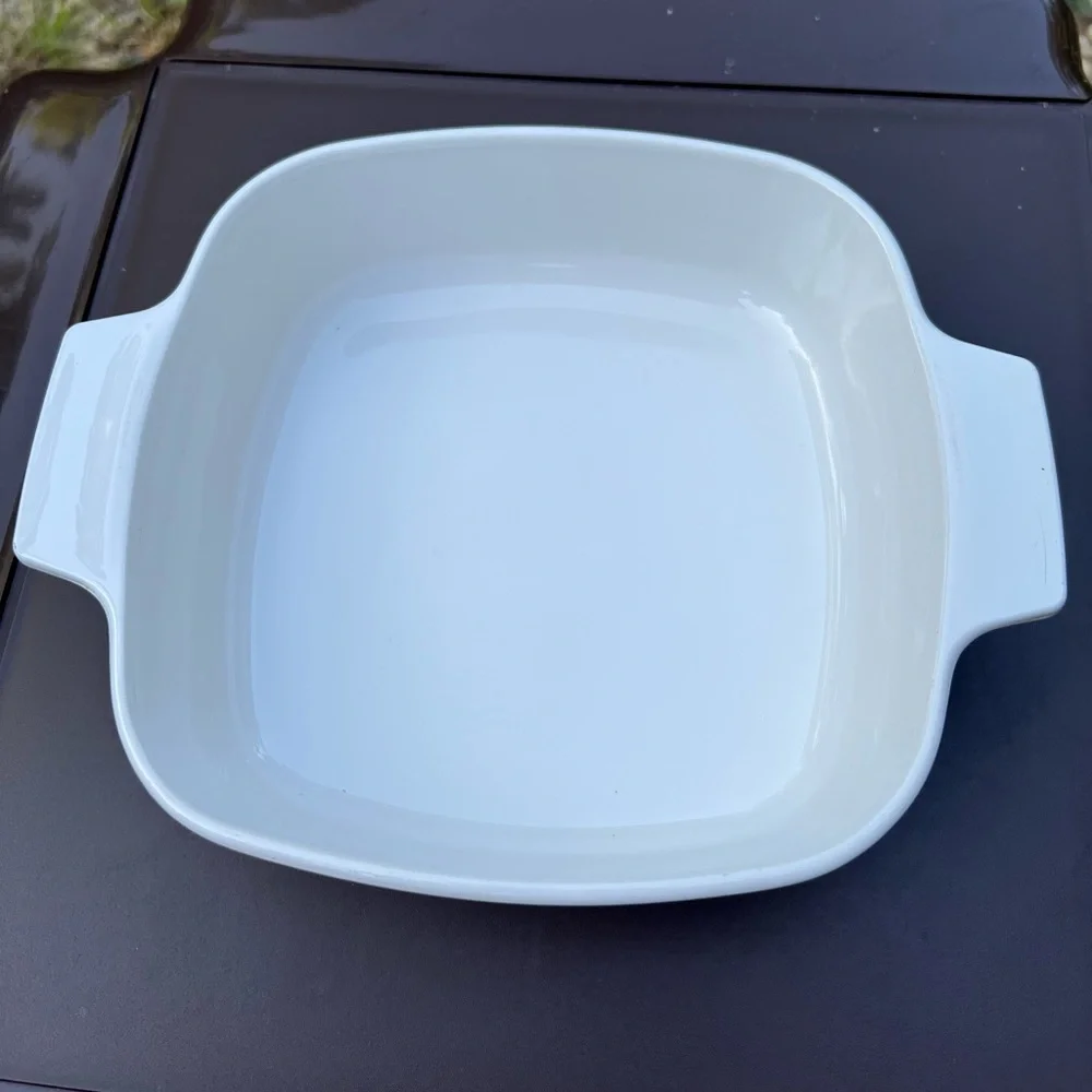 Vintage 80s CorningWare Shadow Iris Square Casserole Baking Dish- 1 Liter
